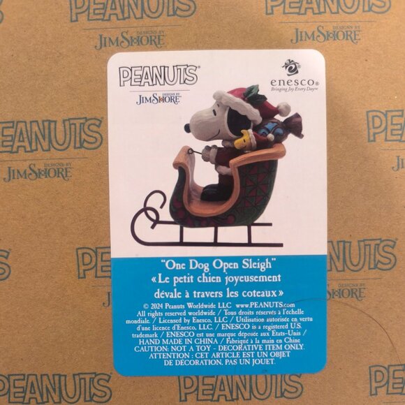 Jim Shore Santa Peanut Snoopy Christmas - Picture 6 of 6